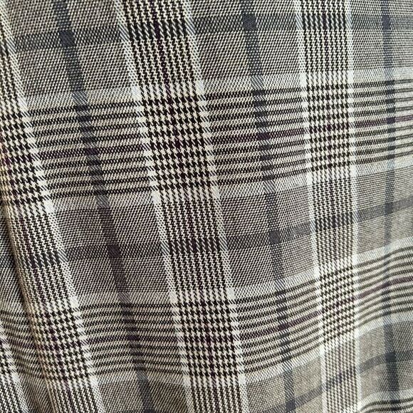 90’s Ninety Box Pleaded Plaid Knee Length Skirt 8 - Picture 10 of 10